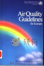 AIR QUALITY GUIDELINES FOR EUROPE PDF电子版封面 9289011149