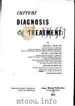 CURRENT DIAGNOSIS TREATMENT   1971  PDF电子版封面  0870411217   