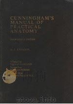 CUNNINGHAM‘S MANUAL OF PRACTICAL ANATOMY（ PDF版）
