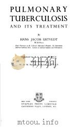 PULMONARY TUBERCULOSIS AND ITS TREATMENT（ PDF版）