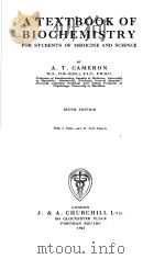 A TEXTBOOK OF BIOCHEMISTRY PDF电子版封面 BY A.T. CAMERON