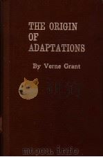 THE ORIGIN OF ANAPTATIONS PDF电子版封面 VERNE GRANT