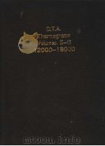 D.T.A. THERMOGRAMS  VOLUMES 5-6     PDF电子版封面     