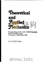 THEORETICAL AND APPLIED MECHANICS PDF电子版封面 0720405491 W.T.KOITER