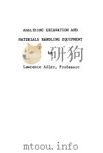 ANALYZING EXCAVATION AND MATERIALS HANDLING EQUIPMENT（ PDF版）