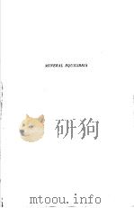 MINERAL EQUILIBRIA AT LOW TEMPERATURE AND PRESSURE PDF电子版封面 ROBERT M.GARRELS