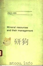 JOHN BLUNDEN MINERAL RESOURCES AND THEIR MANAGEMENT PDF电子版封面 0852300584