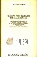 PROCEEDINGS SERIES NUCLEAR TECHNIQUES AND MINERAL RESOURCES PDF电子版封面