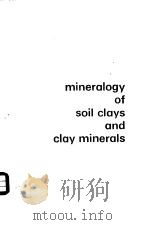 BULIETIN MINERALOGY OF SOIL CLAYS AND CLAY MINERALS PDF电子版封面 S.K.MUKHERJEE T.D.BISWAS