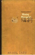 INTERNATIONAL SYMPOSIUM ON MINING RESEARCH  VOLUME 2（ PDF版）
