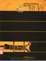 MINING TECHNOLOGY RESEARCH PDF电子版封面