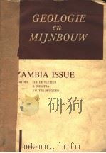 GEOLOGIE EN MIJNBOUW ZAMBIA ISSUE VOLUME 51 PDF电子版封面