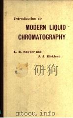 INTRODUCTION TO MODERN LIQUID CHROMATOGRAPHY（ PDF版）