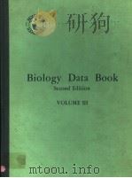 BIOLOGY DATA BOOK  SECOND EDITION  VOLUME Ⅲ（ PDF版）