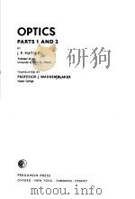OPTICS PARTS 1 AND 2（ PDF版）