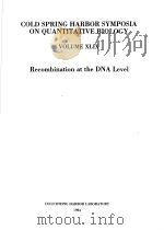 COLD SPRING HARBOR SYMPOSIA ON QUANTITATIVE BIOLOGY VOLUME XLIX PDF电子版封面