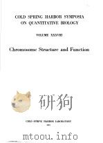 COLD SPRING HARBOR SYMPOSIA ON QUANTITATIVE BIOLOGY VOLUME XXXVⅢ PDF电子版封面