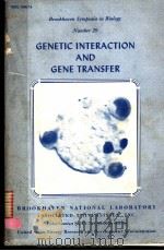 GENETIC INTERACTION AND GENE TRANSFER PDF电子版封面 CARL W.ANDERSON