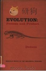 EVOLUTION:PROCESS AND PRODUCT PDF电子版封面 EDWARD O.DODSON