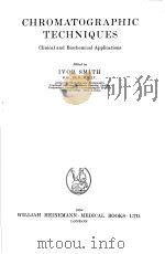 CHROMATOGRAPHIC TECHNIQUES（ PDF版）