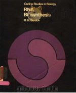 OUTLINE STUDIES IN BIOLOGY RNA BIOSYNTHESIS PDF电子版封面 0412140500 R.H.BURDON