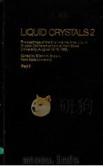 LIQUID CRYSTALS 2 PART 2 PDF电子版封面 GLENN H.BROWN