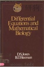DIFFERENTIAL EQUATIONS AND MATHEMATICAL BIOLOGY PDF电子版封面 004515001X