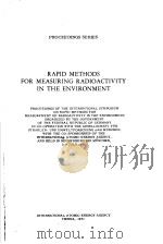 RAPID METHODS FOR MEASURING RADIOACTIVITY IN THE ENVIRONMENT PDF电子版封面