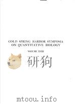 COLD SPRING HARBOR SYMPOSIA ON QUANTITATIVE BIOLOGY  VOLUME XVIII VIRUSES（ PDF版）