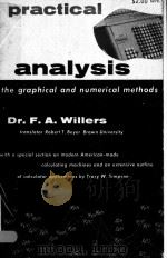 PRACTICAL ANALYSIS GRAPHICAL AND NUMERICAL METHODS PDF电子版封面 DR.A.WILLERS