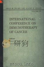 INTERNATIONAL CONFERENCE ON IMMUNOTHERAPY OF CANCER PDF电子版封面 0890720568
