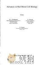 ADVANCES IN RED BLOOD CELL BIOLOGY（ PDF版）