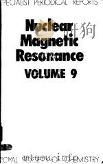 NUCLEAR MAGNETIC RESONANCE VOLUME 9 PDF电子版封面 0851869602 G.A.WEBB