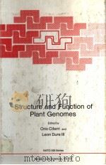 STRUCTURE AND FUNCTION OF PLANT GENOMES     PDF电子版封面  0306413469   
