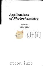 APPLICATIONS OF PHOTOCHEMISTRY   1984  PDF电子版封面     