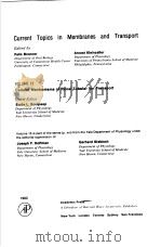 CURRENT TOPICS IN MEMBRANES AND TRANSPORT VOLUME 13 CELLULAR MECHANISMS OF RENAL TUBULAR ION TRANS PDF电子版封面 0121533131 EMILE L.BOULPAEP JOSEPH F.HOF