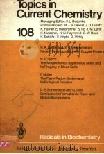 TOPICS IN CURRENT CHEMISTRY RADICALS IN BIOCHEMISTRY（1983 PDF版）