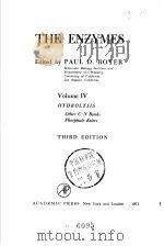 THE ENZYMES VOIUME Ⅳ THEIRD EDITION PDF电子版封面 PAUL D.BOYER