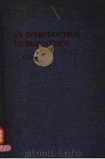 AN INTRODUCTION TO BIOPHYSICS PDF电子版封面 0126797501 C.SYBESMA