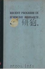 RECENT PROGRESS IN HORMONE RESEARCH  VOLUME 30（1974 PDF版）