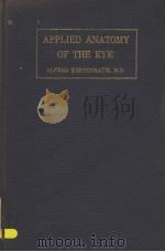 APPLIED ANATOMY OF THE EYE PDF电子版封面