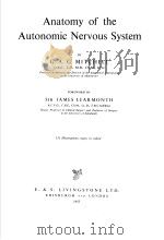 ANATOMY OF THE AUTONOMIC NERVOUS SYSTEM PDF电子版封面 G.A.G.MITCHELL