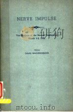 NERVE IMPULSE 1951 PDF电子版封面