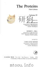 THE PROTEINS  VOLUME Ⅳ  THIRD EDITION（ PDF版）