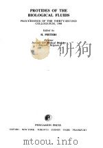 PROTIDES OF THE BIOLOGICAL FLUIDS  PROCEEDINGS OF THE THIRTY-SECOND COLLOQUIUM（ PDF版）