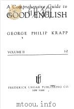 A COMPREHENSIVE GUIDE TO GOOD ENGLISH VOLUME 2（ PDF版）