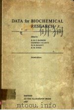 DATA FOR BIOCHEMICAL RESEARCH SECOND EDITION PDF电子版封面 R.M.C.DAWSON DAPHNE C.ELLIOTT