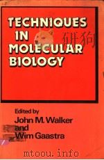TECHNIQUES IN MOLECULAR BIOLOGY PDF电子版封面 070992755X JOHN M.WALKER AND MIN GAASTRA
