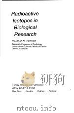 RADIOACTIVE ISOTOPES IN BIOLOGICAL RESEARCH（ PDF版）