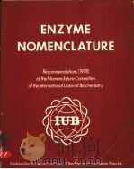 ENZYE NOMENCLATURE PDF电子版封面 0122271610